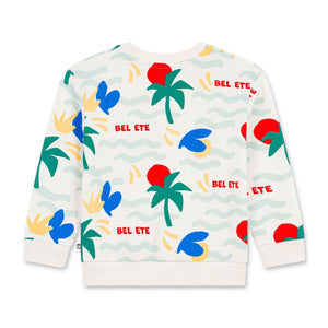 Petit Bateau Boys Bel Ete Print Sweatshirt ~ Multi