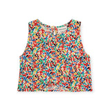 Bobo Choses Woven Top and Ruffle Skirt Set ~ Confetti