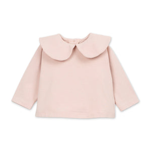 Play Up Baby l/s Top w/ Collar & Leopard Print Twill Pants Set ~ Pink