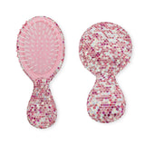 Bari Lynn Crystalized Hair Brush ~ Pink Multi