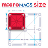 Magna-Tiles microMAGS 70-Piece Deluxe Set