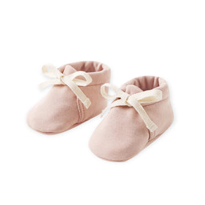 Quincy Mae Baby Booties ~ Rose