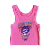 Rowdy Sprout Grateful Dead Ribbed Tank ~ Electric Pink