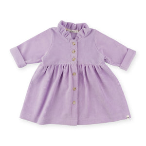 Oh Baby! Corduroy Ivy Dress ~ Bright Lavender