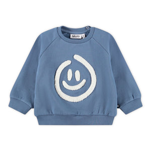 Molo Baby Disc Sweatshirt & Simon Sweatpants Set ~ Twilight Blue