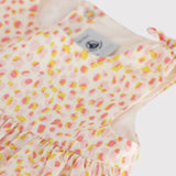 Petit Bateau Baby Sleeveless Printed Dress w/ Bows ~ Multi