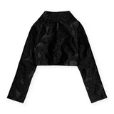 Molo Girls Helenka Cropped Jacket ~ Black