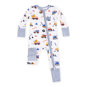 Angel Dear 2 Way Zipper Convertible Romper ~ Crayon Construction