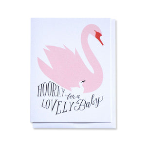 Banquet Workshop Baby Card ~ Hooray For A Lovely Baby
