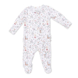 Angel Dear 2 Way Zipper Ruffle Back Footie ~ Enchanted Woodland
