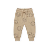 Quincy Mae Printed Fleece Sweatshirt & Sweatpants Set ~ Lions/Latte