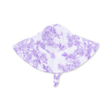 Angel Dear Wide Brim Muslin Sunhat ~ Lilac Floral