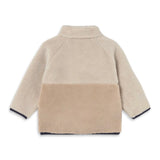Mayoral Baby Boy Sherpa Jacket ~ Dark Taupe