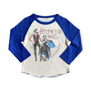 Rowdy Sprout Baby Fleetwood Mac Rumours Raglan l/s Tee ~ White/Royal