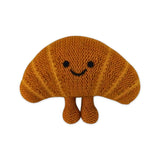 Estella Knit Baby Rattle ~ Croissant