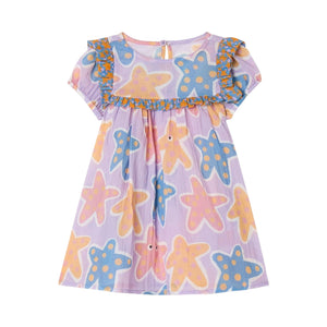 Stella McCartney Baby Girl Starfish Dress w/ Bloomers ~ Purple Multi