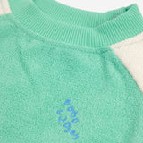 Bobo Choses Baby Color Block Terry Sweatshirt & Joggers Set ~ Light Green