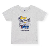 Petit Bateau Boys s/s Surf Graphic Tee ~ Grey