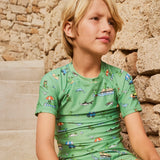 Molo Neptune s/s Rashguard ~ Alien Vacation