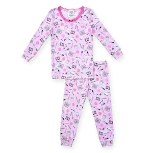 Esme Girls l/s Pj Set ~ Makeup