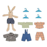 Moulin Roty The Big Family Sylvain Little Wardrobe Suitcase & Doll Set