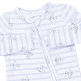 Angel Dear 2 Way Zipper Footie ~ Airplane Stripe