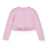 Mayoral Girls Braid Knit Cardigan ~ Mauve