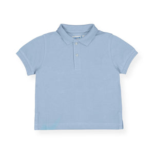 Mayoral Baby Boy Basic s/s Polo ~ Light Blue