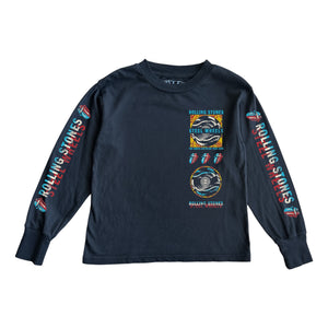 Rowdy Sprout Baby Rolling Stones Steel Wheels l/s Tee ~ Vintage Black