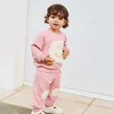 Molo Baby Disc Sweatshirt & Simeon Sweatpants Set ~ Rosequartz