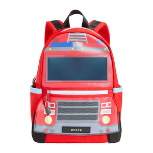 State Bags Kane Mini Backpack ~ Firetruck