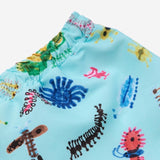 Bobo Choses Baby Swim Trunks ~ Funny Insects/Aqua Blue