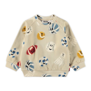 Molo Baby Disc Sweatshirt & Simeon Sweatpants Set ~ Cute Balls