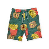 Appaman Boys Printed Camp Shorts ~ Burgers & Fries