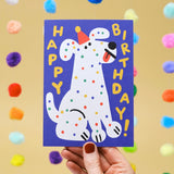 Wrap Spotty Dog Birthday Card