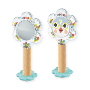 Djeco Baby White BabyFlower Rattle