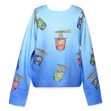 Baby Sara Noodle Print Sweater ~ Blue Multi