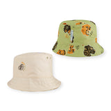 Mayoral Boys Reversible Printed Bucket Hat ~ Aloe/Iguana