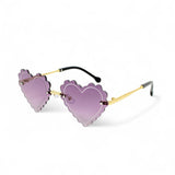 Tiny Treats & Zomi Gems Frameless Heart Sunglasses