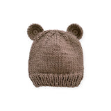 The Blueberry Hill Knit Bear Hat ~ Tan