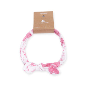 Angel Dear Knot Headband ~ Vintage Pink Roses