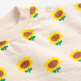 Bobo Choses Baby Sunflowers Sweatshirt & Joggers Set ~ Beige