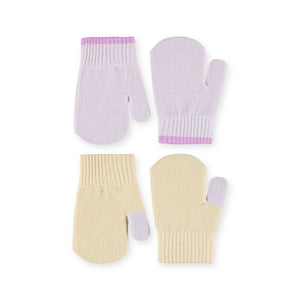 Molo Baby Kenny Mittens 2 Pack ~ Lilac Marble