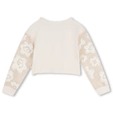 Billieblush Embroidered Sleeve Cardigan 7-12 ~ Lily