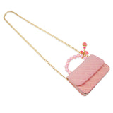 Tiny Treats Quilted BFF Charm Blossom Pearl Handbag