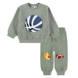 Molo Baby Disc Sweatshirt & Simeon Sweatpants Set ~ Cladonia
