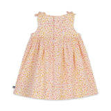 Petit Bateau Baby Sleeveless Printed Dress w/ Bows ~ Multi