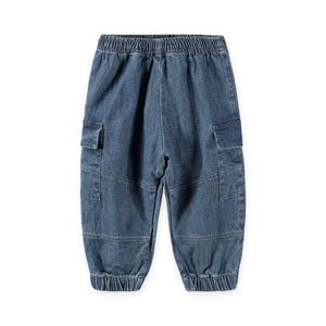 Molo Baby Sae Denim Pants ~ Chambray Blue