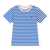 Petit Bateau Boys s/s Striped Tee ~ Blue/White