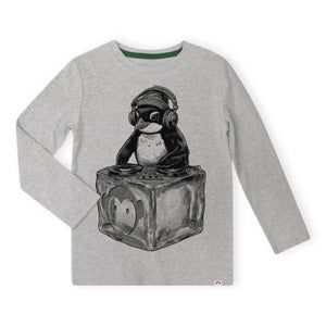 Appaman Boys Graphic l/s Tee ~ Heather Mist